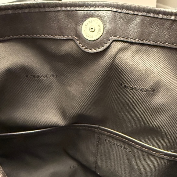 COACH Edie Brown Jacquard Bag.  EUC! - Picture 11 of 13